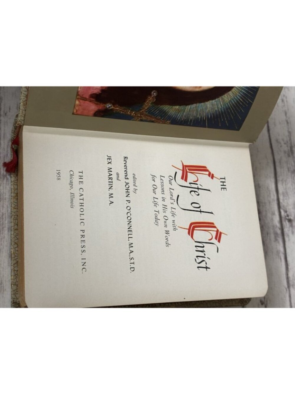 Library Of Catholic Devotion Bible Story & Christ & The Church 1950s Vintage Set - Picture 9 of 16